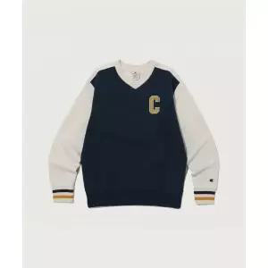[국내매장판] 챔피온 컬러 블록 브이넥 스웨트셔츠 Normal Navy CKTS3F420N2 281929
