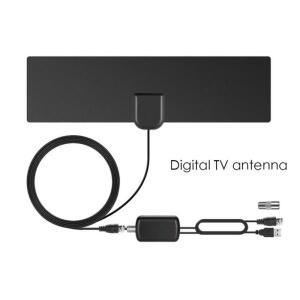1080P 4K 13피트 케이블 50마일 범위 TV 안테나 디지털 HD 실내 HDTV DVB-T2 로컬 채널 방송