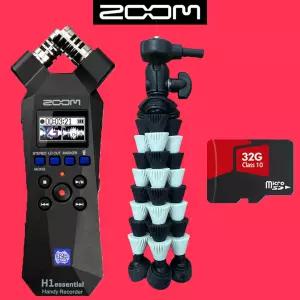 ZOOM H1 essential 국내정품 줌H1 에센설 32GB+미니삼각대포함 핸디레코더