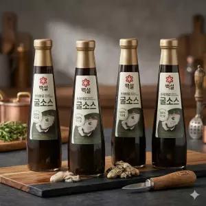 백설 프리미엄 굴소스 500g 4개