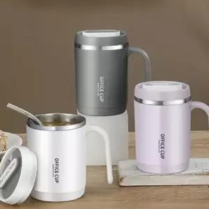 보냉 500ml 보온 오피스 콜드컵 머그텀블러 스텐 이중진공