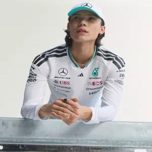 아디다스 메르세데스 - AMG F1 팀 드라이버 저지 어센틱 롱 슬리브 KE5308 긴소