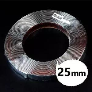 크롬 QBM709X2 라인 몰딩 테이프 25mmX15m / 15미터 특대