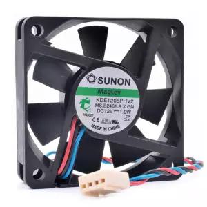KDE1206PHV2 6cm 6015 60x60x15mm 60mm 팬 12V 1.0W 섀시 충전기 마그네틱 서스펜션 냉각 팬