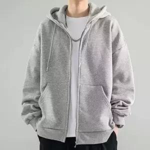 고품질 2컬러 남성 베이직 디자인 클래식 후드집업 (WE8B6B4)