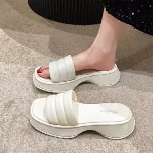 고품질 통굽 EVA 키높이 5cm 슬리퍼 데일리 사무실 슬리퍼 쪼리슬리퍼 (WEB41F1)