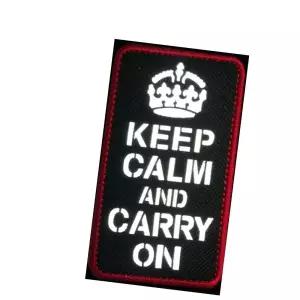 와펜 AND CARRY CALM 패치 밀리터리 KEEP ON
