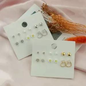 TBZ GGD 심플 플라워 베이직 6pcs 귀걸이세트