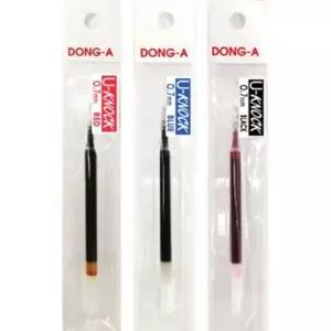 동아 유노크 볼펜 리필 흑색 0.7mm