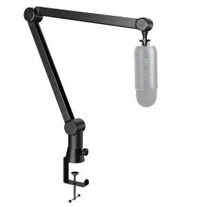BLUE YETI 마이크 붐 암 - HYPERX 스탠드 예티 블루 SM7B와 관리, 책상 업그레이드된 마이크, 케이블 안정적인 SHURE 숨겨진 클램프, 호환되는 암, 튼튼한 QUADCAST,