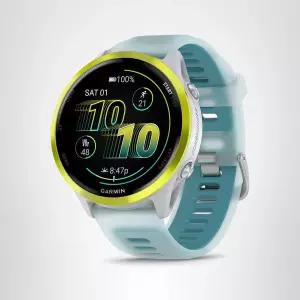 Garmin 포러너 570 47mm 어드밴스드 GPS 러닝 및 트라이애슬론 스마트워치 AMOLED 디스플레이 훈련