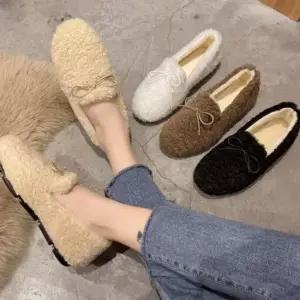 여성 털신발 로퍼 겨울슈즈 겨울화