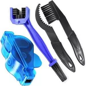퐁모어 자전거 체인 청소기 키트 4pcs 퀵 청소 기어 브러시 유지 관리 도구 산악