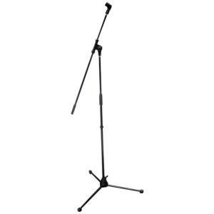 PYLE 접을 수 있는 삼각대 마이크 확장 - (37.5인치)에서 (28.0인치)까지 및 최대 가능 91.9CM 마운트 71.9CM 암 높이 (65.0인치)까지 텔레스코핑 조절 메커니즘 잠금 붐 165.0CM 범용 PMKS3 손잡이 장력 스탠드