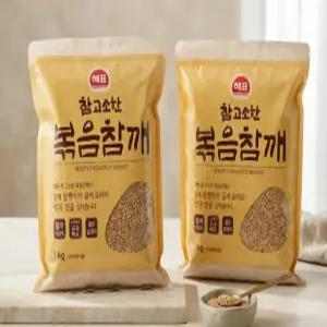 해표 참고소한 볶음참깨 2kg