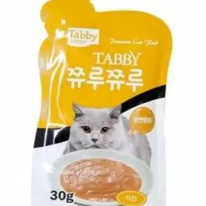 쮸루 치킨 30gX12개 고양이 간식 츄르 츄잉 파우치