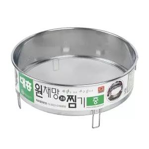 디디샵 국산 원형 스텐 채망 겸 찜기 - 중