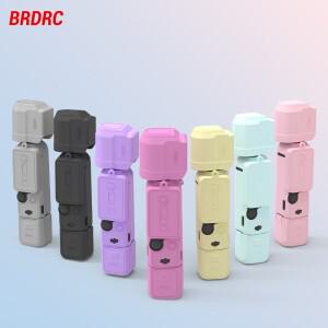 DJI Osmo Pocket 3 카메라 용 BRDRC 실리콘 커버 안티 스크래치 케이스 렌즈  화면 보호 커버 Pocket 3 액