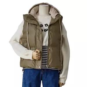 포커스 니트후드패딩점퍼 FW5J3VT3181