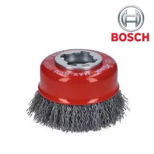 보쉬 XLOCK 전용 컵 브러쉬 75mm 2608620725 철재 금속 녹 페인트 제거 그라인더용