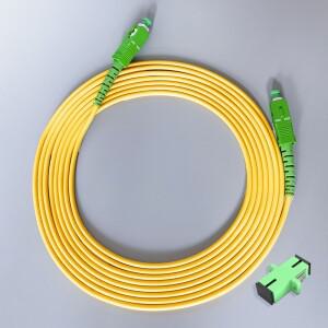 30M/20M/15M/10M/5M/3M/2M/1.5 광섬유 패치 케이블 SC/APC-SC/APC 단일 모드 광섬유 패치 코드 연장선 FTTH
