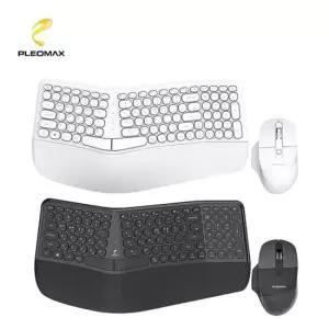 인체공학기보드 인체공학 무선키보드/마우스세트 플레오맥스PEK-N7000