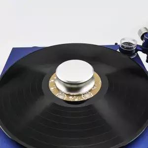 하이파이 레코드 플레이어 무게 안정기 비닐 LP 턴테이블 키 큰 실버 골드 블랙