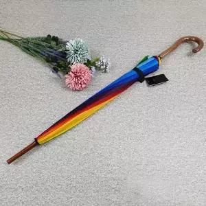 [콩심팥심]곡자무지개 자동 장우산