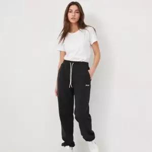 MSGM 로고 밴딩 코튼 스웨트팬츠 3646MP01 247299 99)