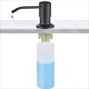 500ml/350ml 실용적인 주방 싱크 도구 홈 제품 병 액체 비누 디스펜서 내구성 스테인레스 스틸 펌프