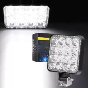 고품질 12V MINI 16SMD 48와트 LED써치라이트 화이트 (WF0326C)