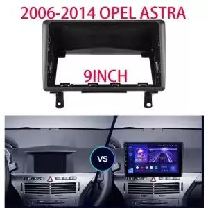 Opel Astra H 2006-2014 용 9 인치 자동차 프레임 근막 라디오 패널 DVD GPS 네비게이션 트림 키트