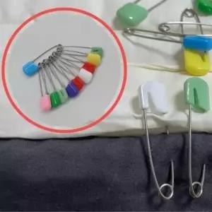 [MEK161N066]삔침 옷 고정핀 치마 10개 베이직 5.3cm