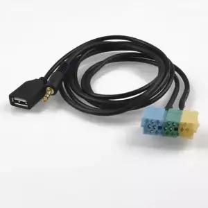 자동차 비디오 오디오 Mp3 AUX USB 3.5mm 케이블 어댑터 플러그 기아 스포티지 현대 스포티지용