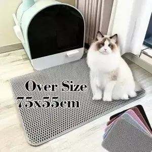 방수 애완 동물 고양이 쓰레기 매트 더블 레이어 상자 미끄럼 방지 모래 패드 빨 수있는 침대 깨끗한 제품