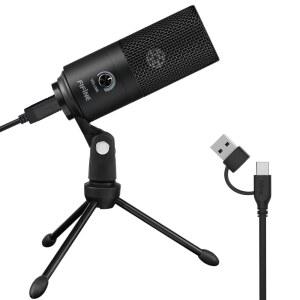 피파인 USB 마이크, MAC OS용 메탈 콘덴서 녹음 윈도우, 보컬 녹음용 카디오이드 노트북 음성 오버, 스트리밍, 회의 및 YouTube 동영상-K669B
