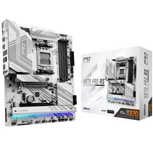 ASRock X870 Pro RS AMD 라이젠 소켓 AM5 ATX 마더보드 DDR5 DIMM 8000MHz 256GB PCIe Gen5 SATA3 6.0 Gb /s