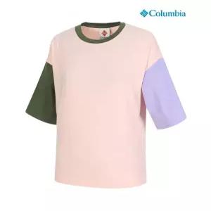 컬럼비아 여성UV차단소재 데슈트 밸리 크롭 반팔티셔츠_C42AR3116890 510722