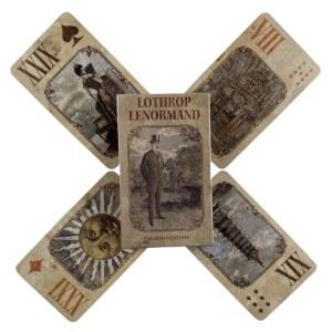 타로매트 Lothrop Lenormand 카드 Oracle 38 영어 운세 컬러 에디션 데크 Borad 게임
