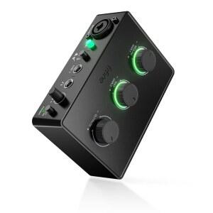 음악 녹음용 피파인 PC 오디오 믹서, 스트리밍 및 팟캐스트용 USB 인터페이스 XLR, 모니터, 48V 팬텀 파워, 게인 노브, 기타 / 비디오 콘텐츠 제작용 보컬-앰플리