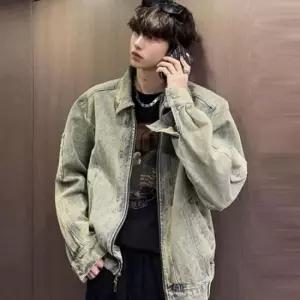 데님 점퍼 빈티지 청자켓 오버핏 데님자켓