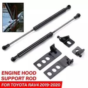 2x Toyota RAV4 2019 2020 자동차 앞 엔진 보닛 스트럿 바 댐퍼 후드 리프트 자동 충격