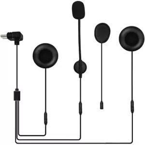8분기/7분기 인터콤용 하드/소프트 마이크가 장착된 EJEAS HIFI-M8H 타입-C 노이즈 캔슬링 모터사이클 헬멧
