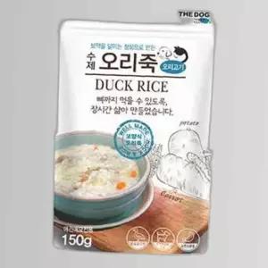 애견간식 더독 수제 오리죽 1팩 150g