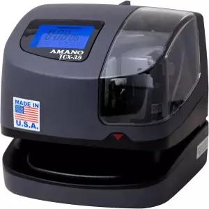 AMANO TCX-35 직원용 시계 중소기업용 전자 펀치 미국산 개별 단위