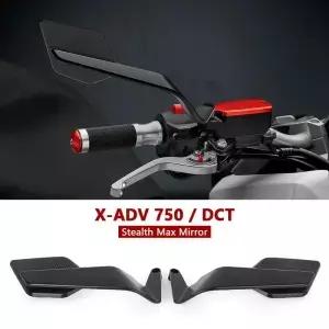 새로운 오토바이 백미러 혼다 X-ADV 750 DCT 어드벤처 용 광각 조절 식 핸들 바 측면 후면보기 미러