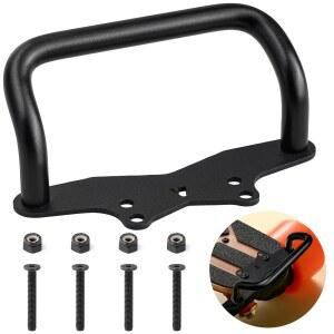 미포 고속도로 이신휠용 YIBEICO 스케이트보드 손잡이, 4홀 길이의 내구성이 뛰어난 모든 스테인리스 스틸 미끄럼 방지 휴대용 손잡이 롱보드 확장 캐리어 그립보드 액세서리