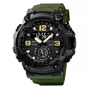 Invicta Digital Essentials 남성용 56mm ABS + PU 블랙 비해당 다이얼 SK221 기계식 417155