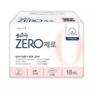 생리대 깨끗한나라)순수한면ZERO(소형18P)