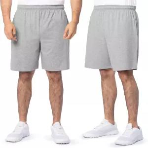 주머니가 달린 룸 남성 에버소프트 코튼 반바지의 열매 (S-4XL)